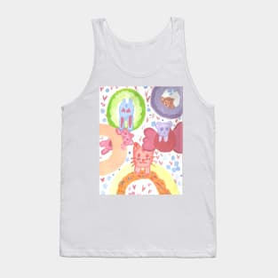 Kawaii Donuts Tank Top